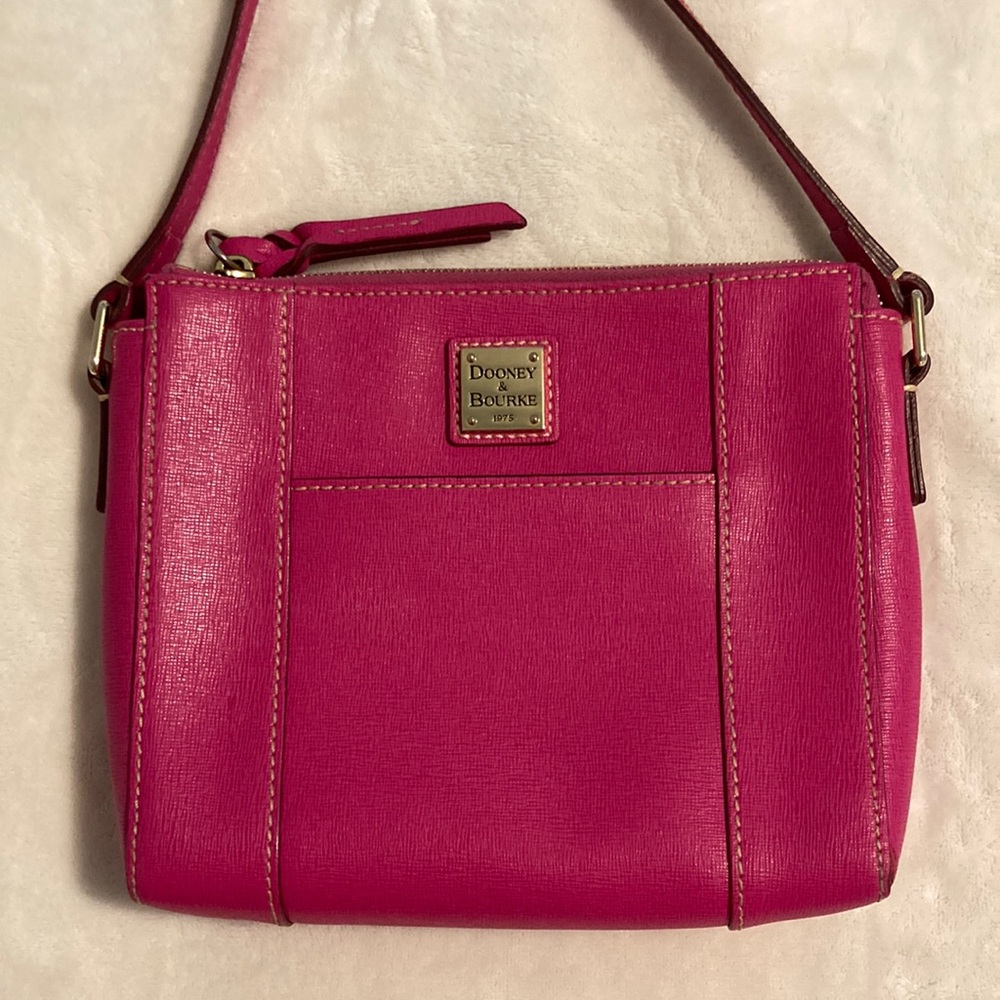 NWOT Dooney & Burke Hot Pink Crossbody Purse
